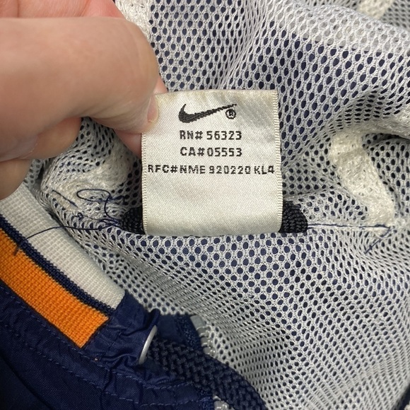 Vintage Nike Navy Blue Windbreaker Pullover Jacket Size Medium 90s - Picture 8 of 15